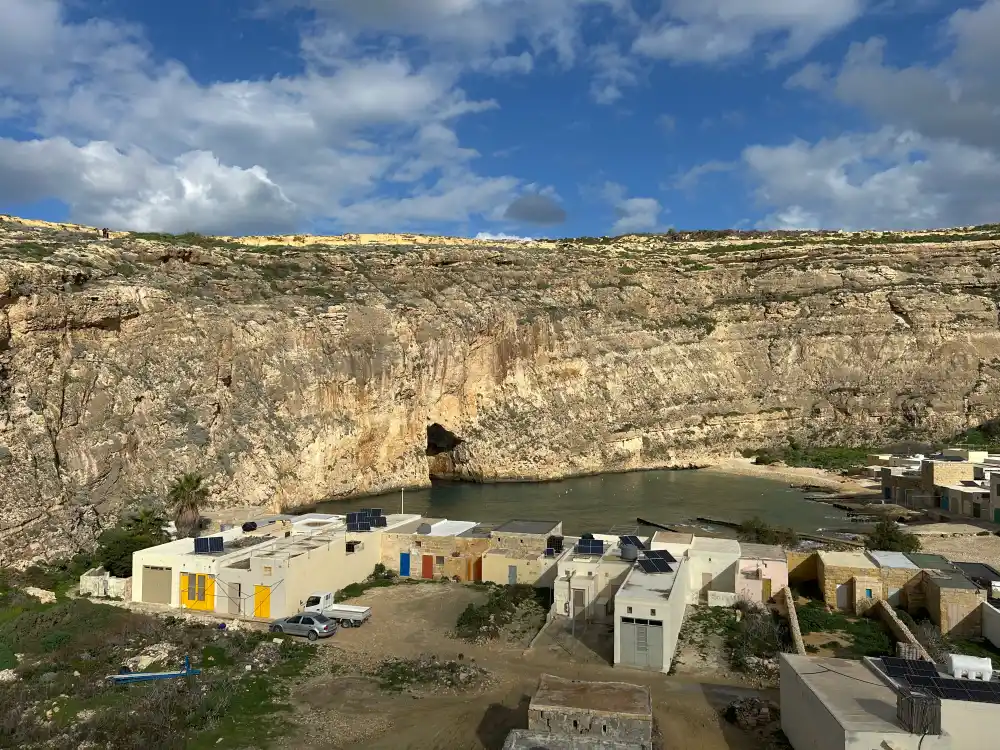 Inland sea, Dwejra bay, Gozo, Malta